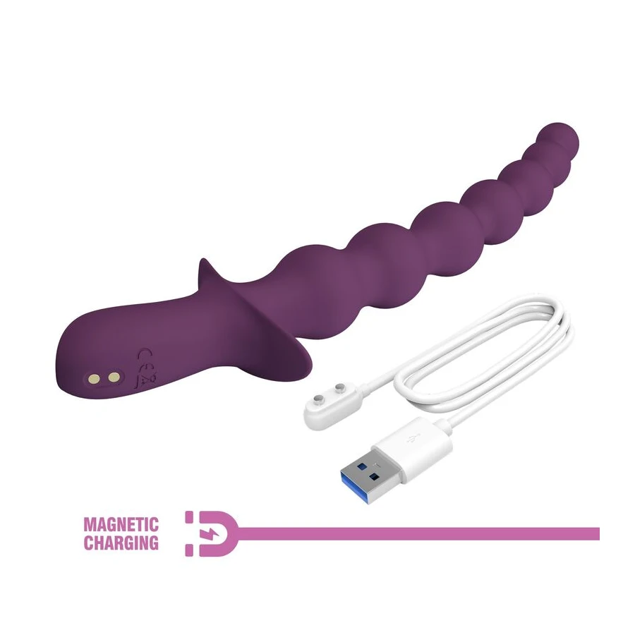 PRETTY LOVE - VIBRATORE ANALE RICARICABILE MADISON CON 10 FUNZIONI